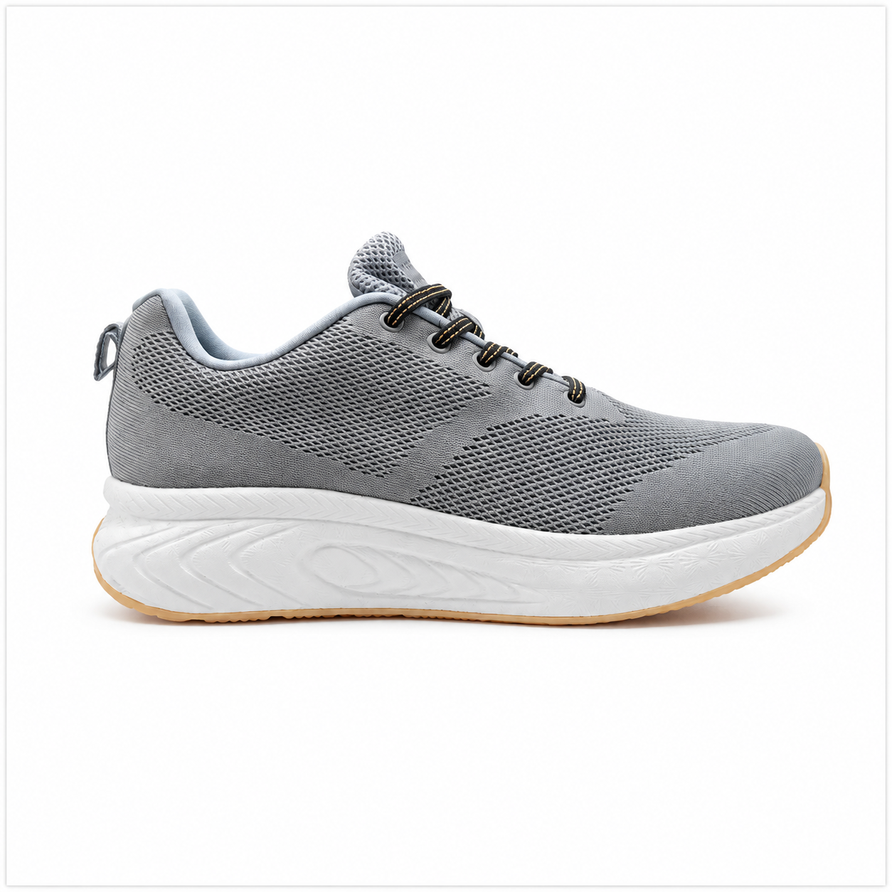 Campus Air Fusion Pro Running Shoes – Grey/Yellow