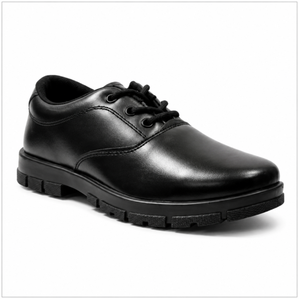Boys Formal Black School Shoes