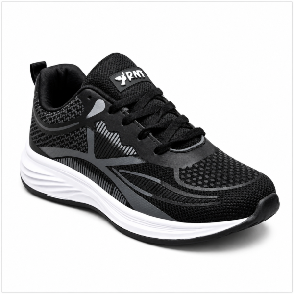Men’s Black Premium Mesh Formal Comfort Shoes