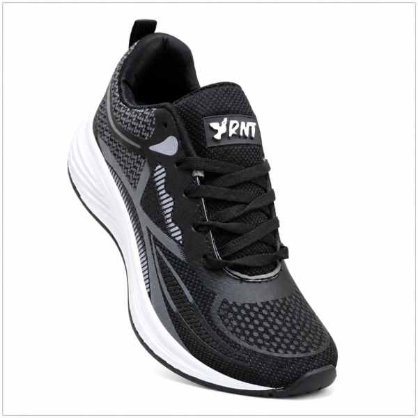 Men’s Black Premium Mesh Formal Comfort Shoes